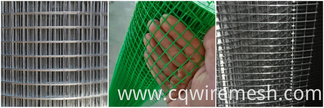 PVC Coated Green Wire Netting Galvanized Welded Wire Mesh for Garden Fence and Cages